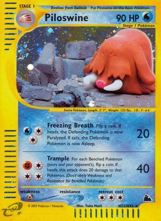 Piloswine (H22) (H22) [Skyridge] Holofoil - Deck Out Gaming