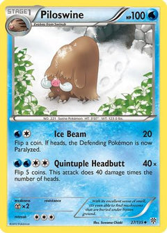 Piloswine (27) [Plasma Storm] Reverse Holofoil - Deck Out Gaming