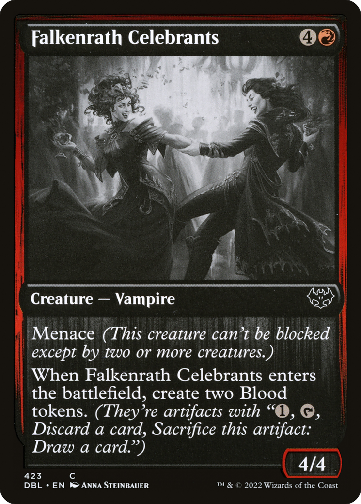 Falkenrath Celebrants (423) [Innistrad: Double Feature] foil - Deck Out Gaming