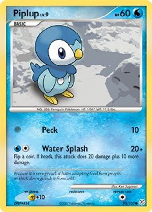 Piplup (93) [Diamond and Pearl] Reverse Holofoil - Deck Out Gaming