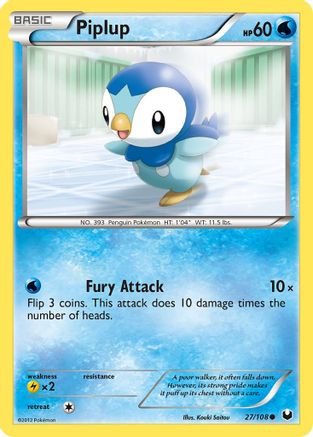 Piplup (27) [Dark Explorers] Reverse Holofoil - Deck Out Gaming