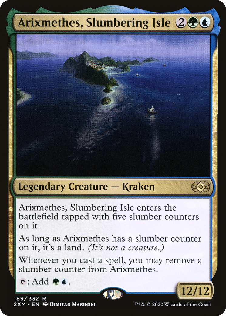 Arixmethes, Slumbering Isle (189) [Double Masters] - Deck Out Gaming