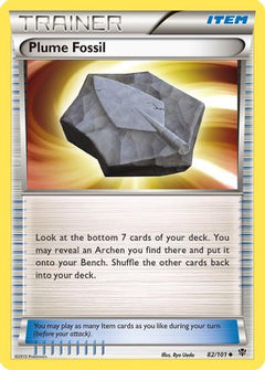 Plume Fossil (82) [Plasma Blast] Reverse Holofoil - Deck Out Gaming