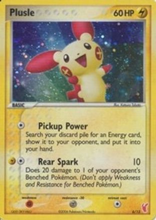Plusle (6) [EX Trainer Kit 2: Plusle & Minun] Holofoil - Deck Out Gaming