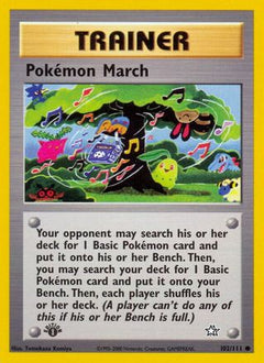 Pokemon March (102) [Neo Genesis] 1st Edition - Deck Out Gaming
