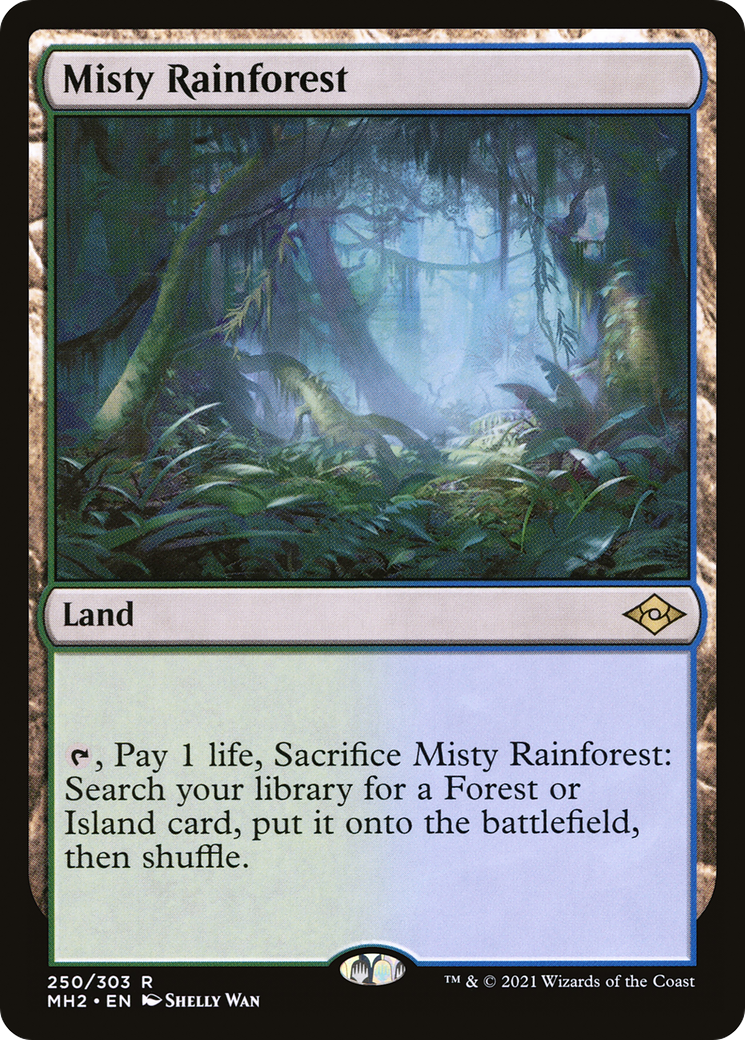 Misty Rainforest (250) [Modern Horizons 2] foil - Deck Out Gaming