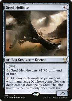 Steel Hellkite (874) [Commander Legends: Battle for Baldur's Gate] - Deck Out Gaming