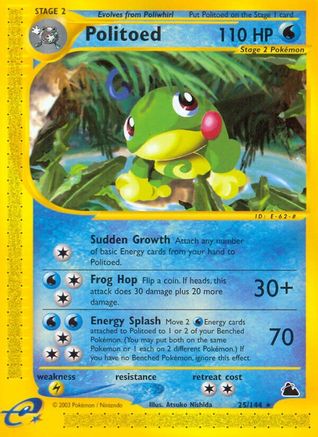 Politoed (25) (25) [Skyridge] - Deck Out Gaming