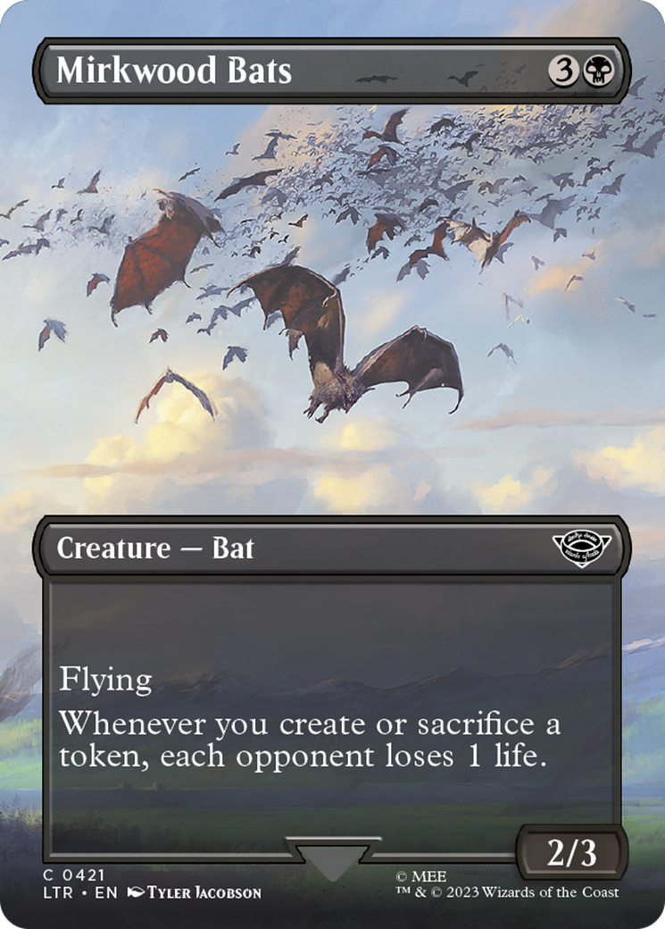 Mirkwood Bats (Borderless) (421) [The Lord of the Rings: Tales of Middle-earth] - Deck Out Gaming