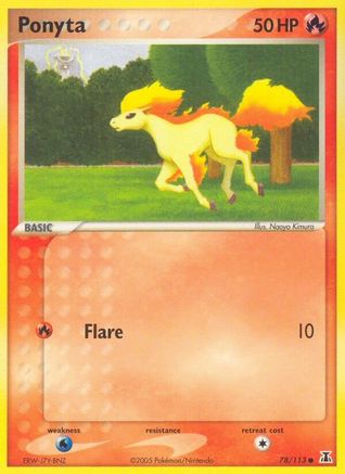 Ponyta (78) [Delta Species] Reverse Holofoil - Deck Out Gaming