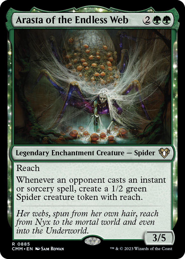Arasta of the Endless Web (885) [Commander Masters] - Deck Out Gaming