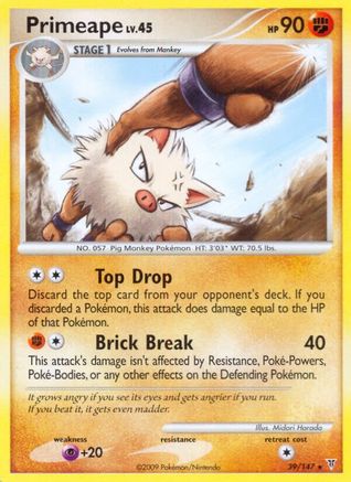 Primeape (39) [Supreme Victors] Reverse Holofoil - Deck Out Gaming