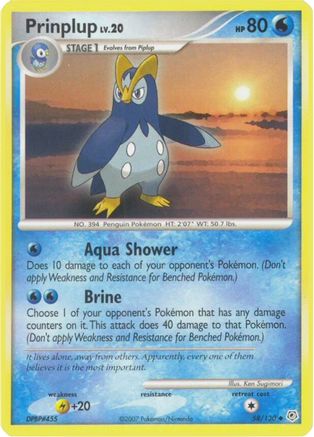Prinplup (58) [Diamond and Pearl] Reverse Holofoil - Deck Out Gaming