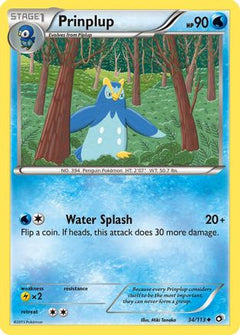 Prinplup (34) [Legendary Treasures] Reverse Holofoil - Deck Out Gaming