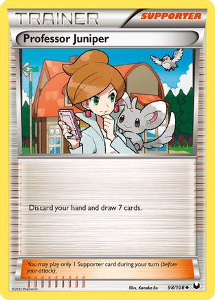 Professor Juniper (98) [Dark Explorers] Reverse Holofoil - Deck Out Gaming