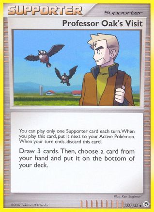 Professor Oak's Visit (122) [Secret Wonders] Reverse Holofoil - Deck Out Gaming