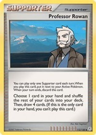 Professor Rowan (112) [Diamond and Pearl] Reverse Holofoil - Deck Out Gaming