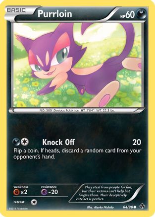 Purrloin (64) [Emerging Powers] Reverse Holofoil - Deck Out Gaming