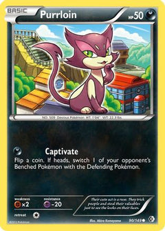Purrloin (90) [Boundaries Crossed] Reverse Holofoil - Deck Out Gaming