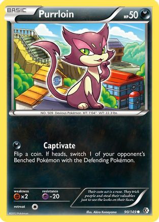 Purrloin (90) [Boundaries Crossed] Reverse Holofoil - Deck Out Gaming