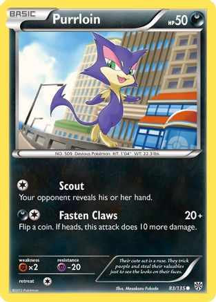Purrloin (83) (83) [Plasma Storm] Reverse Holofoil - Deck Out Gaming