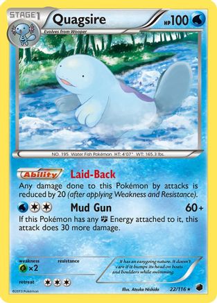 Quagsire (22) [Plasma Freeze] Reverse Holofoil - Deck Out Gaming