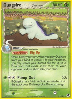 Quagsire (Delta Species) (21) [Dragon Frontiers] Reverse Holofoil - Deck Out Gaming
