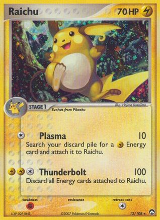 Raichu (12) [Power Keepers] Holofoil - Deck Out Gaming