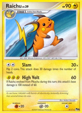 Raichu (3) [POP Series 9] - Deck Out Gaming