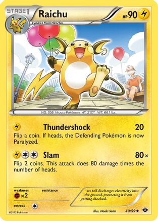 Raichu (40) [Next Destinies] - Deck Out Gaming