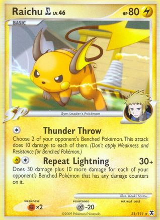 Raichu GL (31) [Rising Rivals] - Deck Out Gaming