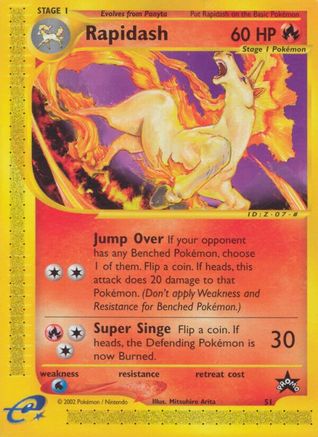 Rapidash (51) (51) [WoTC Promo] - Deck Out Gaming