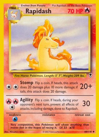 Rapidash (60) [Legendary Collection] Reverse Holofoil - Deck Out Gaming