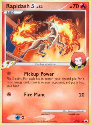 Rapidash E4 (47) [Rising Rivals] - Deck Out Gaming