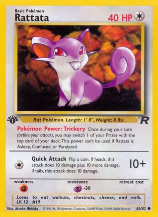 Rattata (66) [Team Rocket] 1st Edition - Deck Out Gaming