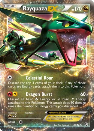Rayquaza EX (85) [Dragons Exalted] Holofoil - Deck Out Gaming