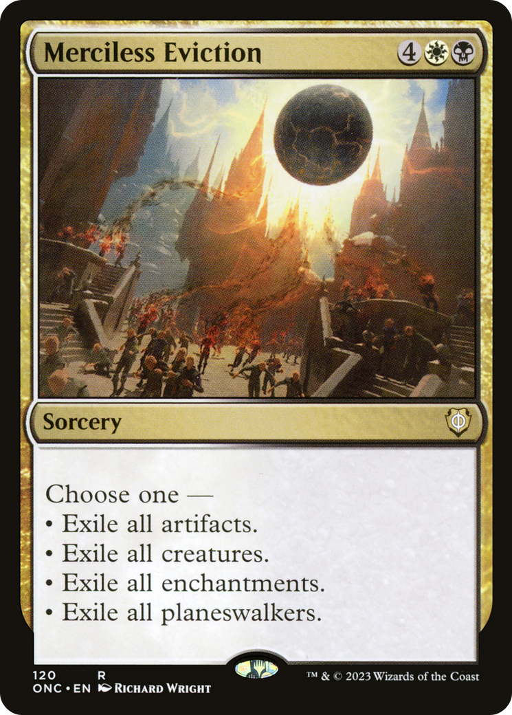 Merciless Eviction (120) [Commander: Phyrexia: All Will Be One] - Deck Out Gaming