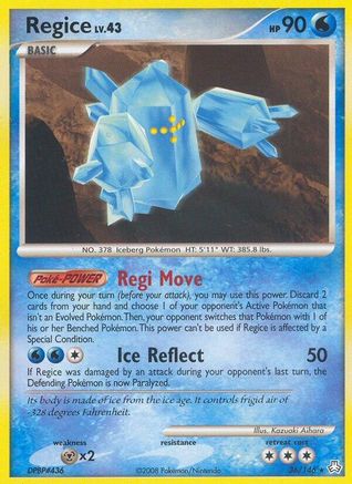 Regice (36) [Legends Awakened] Reverse Holofoil - Deck Out Gaming