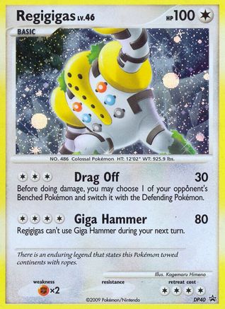 Regigigas - DP40 (DP40) [Diamond and Pearl Promos] Holofoil - Deck Out Gaming