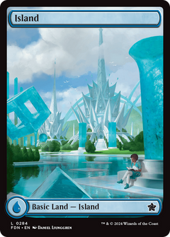 Island (0284) (284) [Foundations] foil - Deck Out Gaming