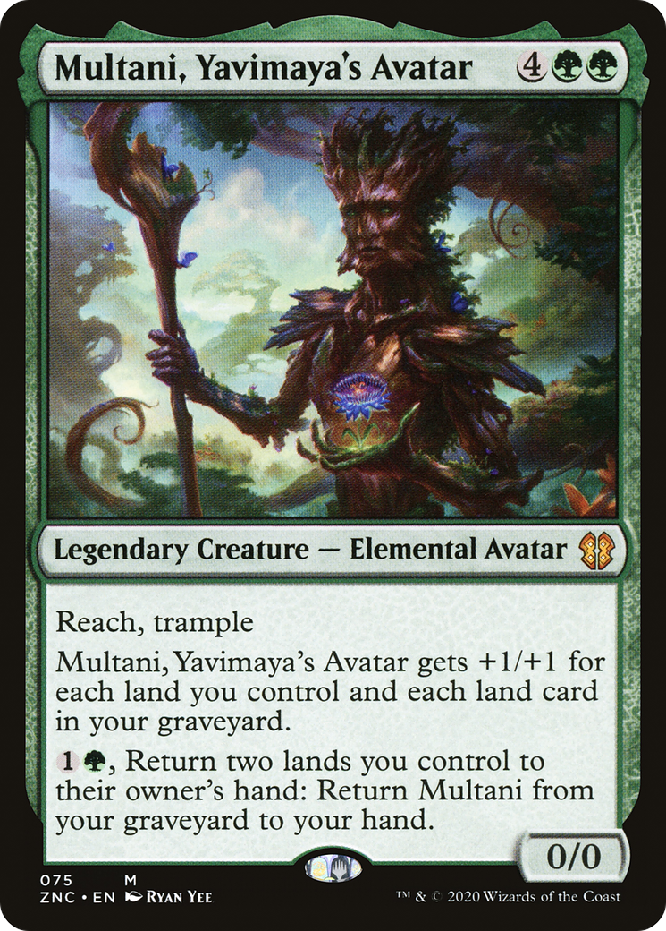 Multani, Yavimaya's Avatar (75) [Commander: Zendikar Rising] - Deck Out Gaming