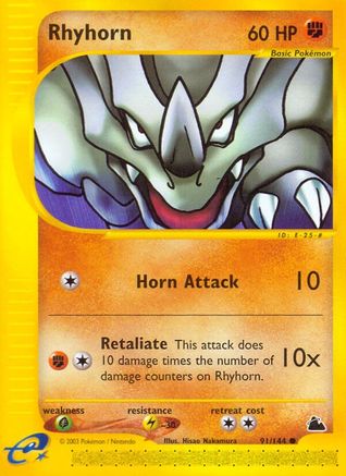 Rhyhorn (91) [Skyridge] - Deck Out Gaming