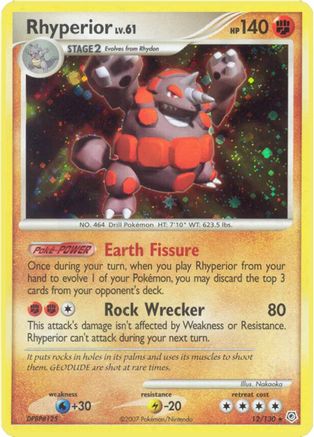 Rhyperior (12) [Diamond and Pearl] Holofoil - Deck Out Gaming