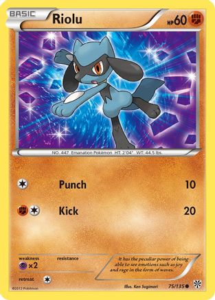 Riolu (75) (75) [Plasma Storm] Reverse Holofoil - Deck Out Gaming