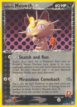 Rocket's Meowth (46) [Team Rocket Returns] - Deck Out Gaming