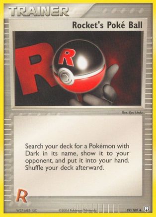 Rocket's Poke Ball (89) [Team Rocket Returns] - Deck Out Gaming
