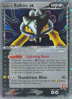 Rocket's Raikou ex (108) [Deoxys] Holofoil - Deck Out Gaming