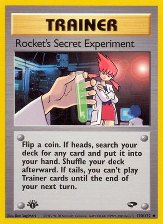 Rocket's Secret Experiment (120) [Gym Challenge] 1st Edition - Deck Out Gaming