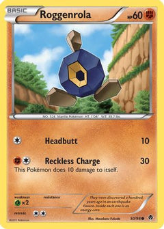 Roggenrola (50) (50) [Emerging Powers] Reverse Holofoil - Deck Out Gaming