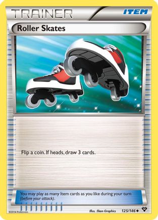 Roller Skates (125) [XY Base Set] Reverse Holofoil - Deck Out Gaming